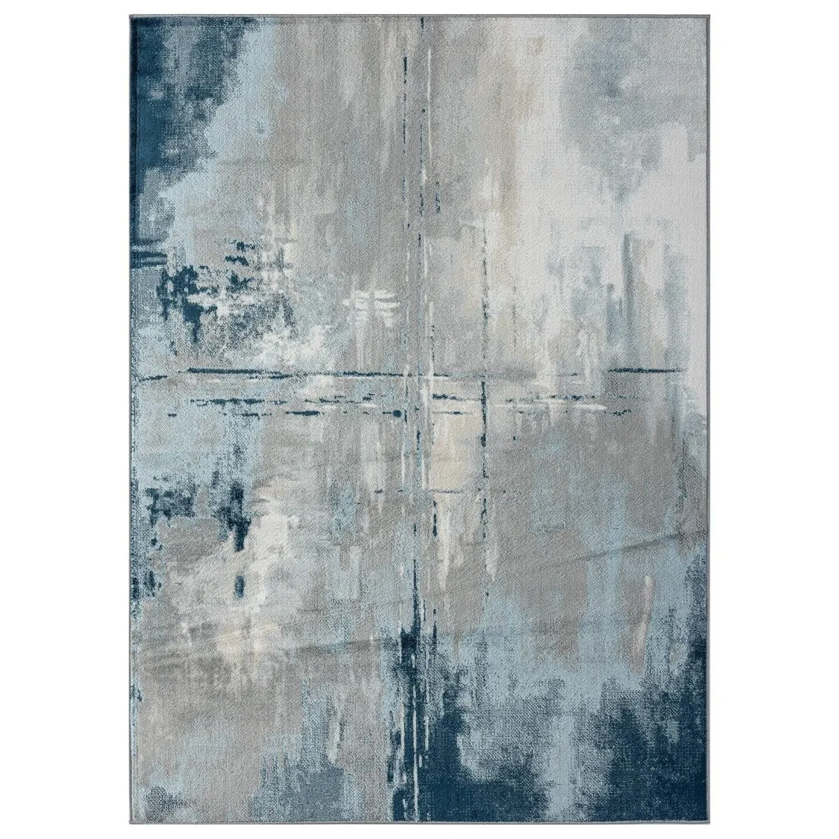 Luxe Weavers Distressed Modern Abstract Area Rug. Indoor Carpet