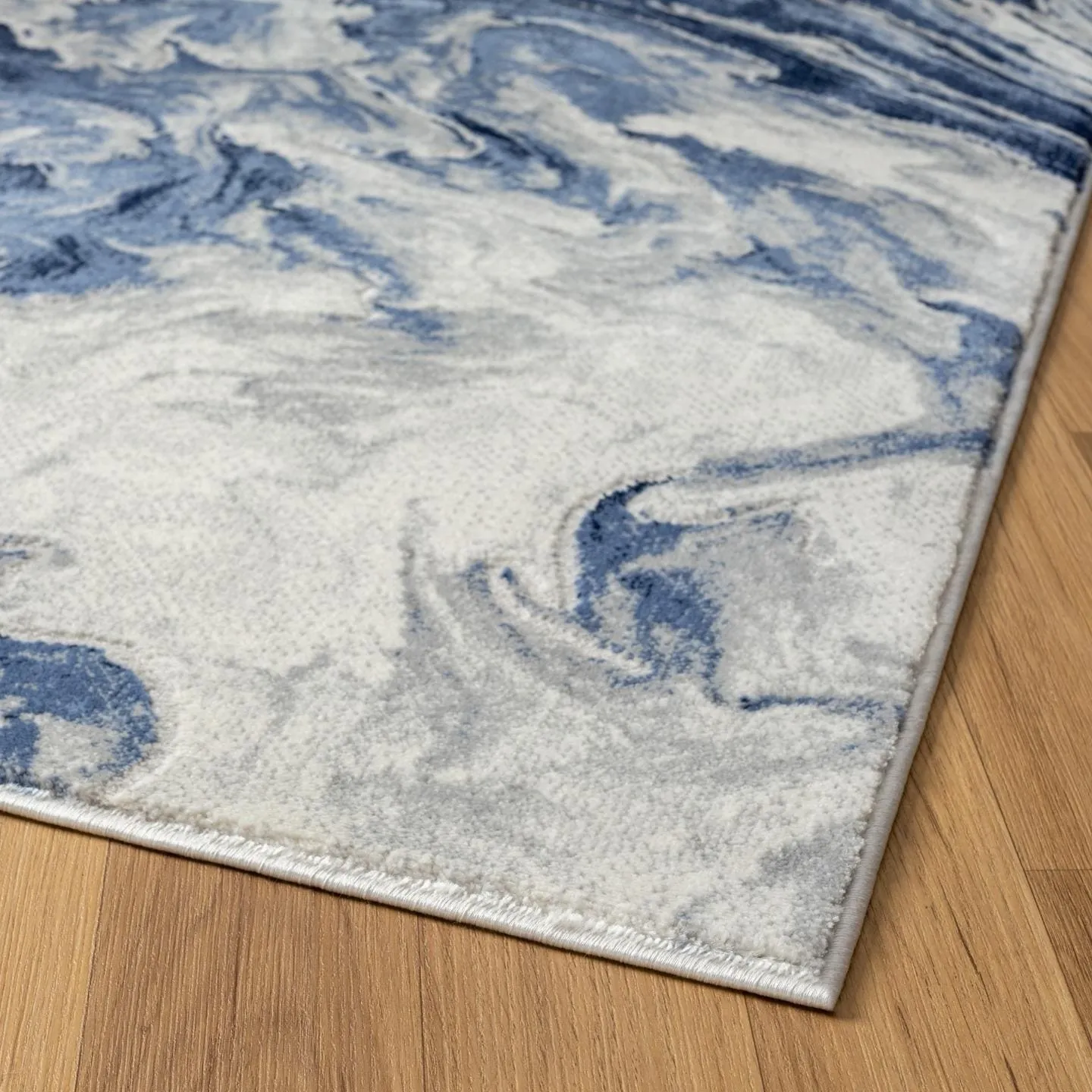 Luxe Weavers Marble Abstract Clouds Swirl Area Rug