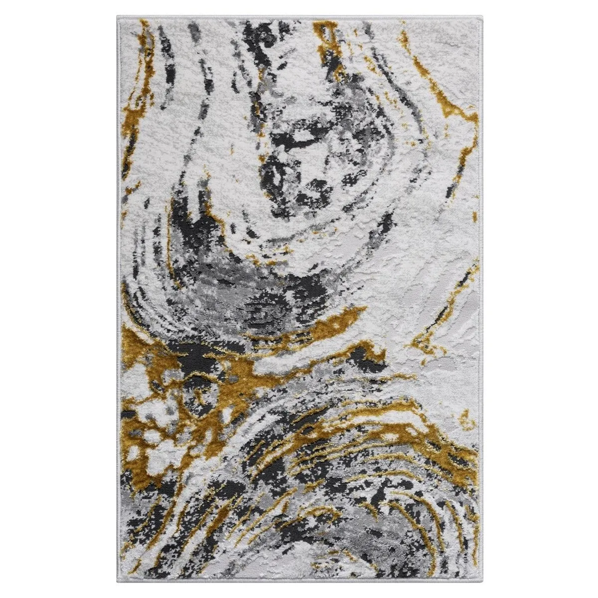 Luxe Weavers Marble Swirl Area Rug. Stain-Resistant Carpet