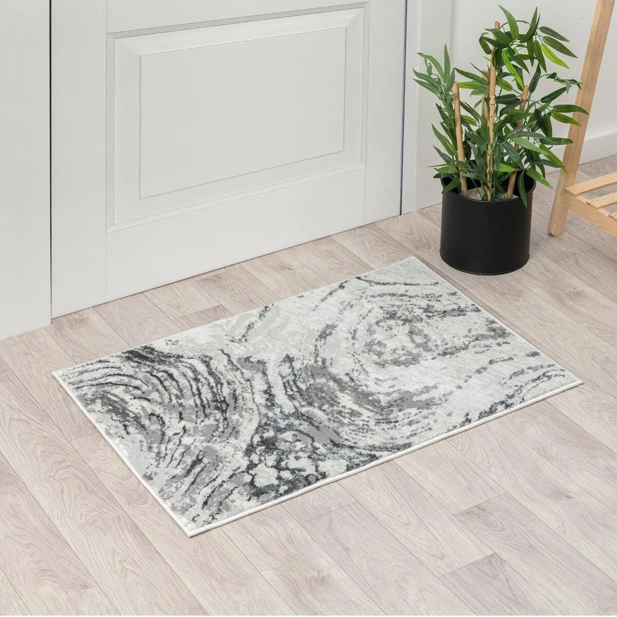Luxe Weavers Marble Swirl Area Rug. Stain-Resistant Carpet