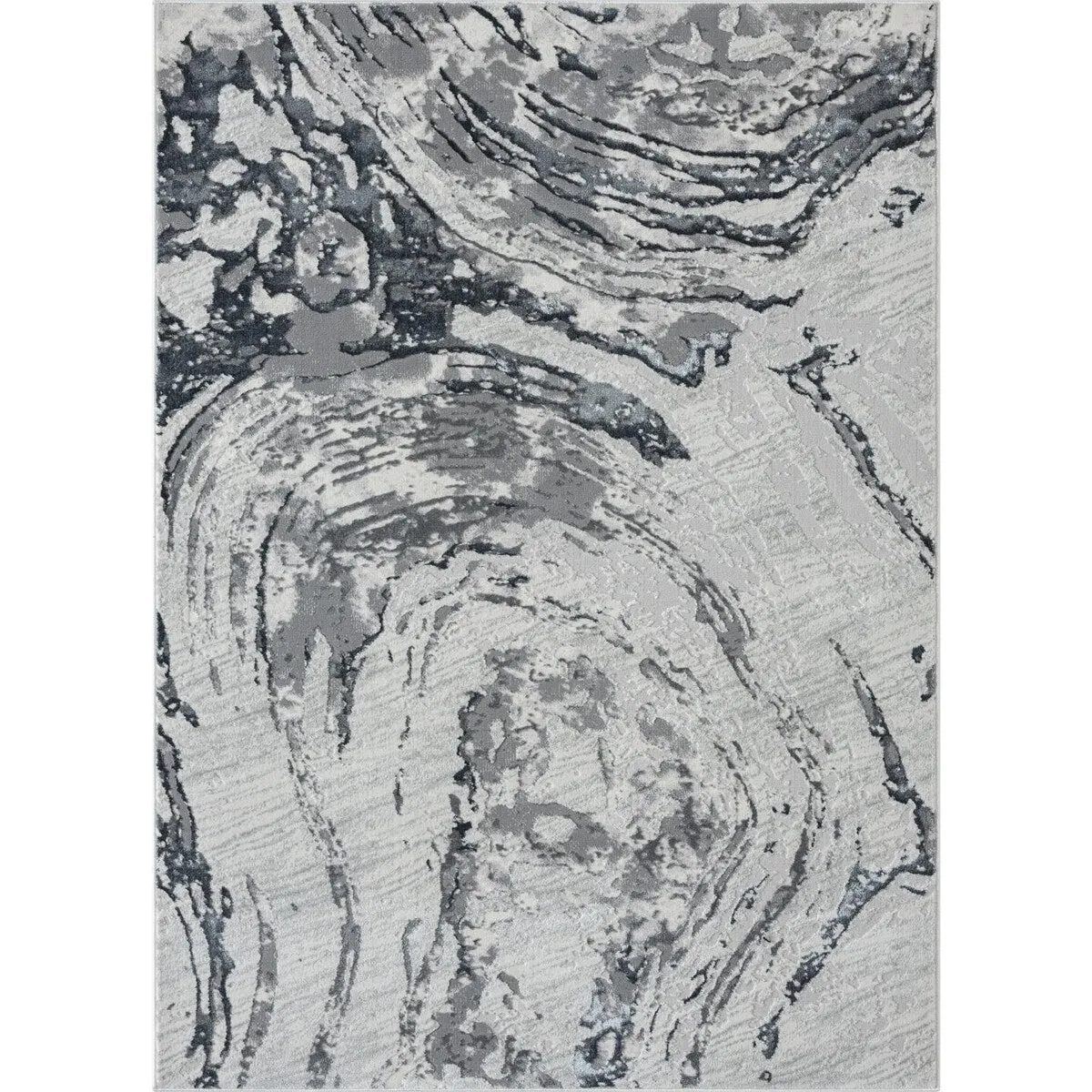 Luxe Weavers Marble Swirl Area Rug. Stain-Resistant Carpet