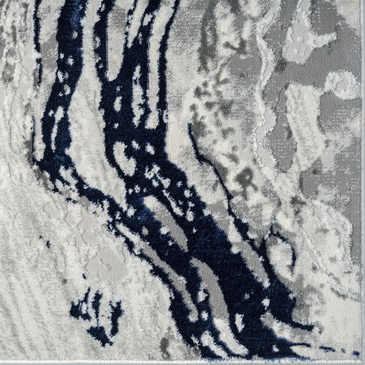 Luxe Weavers Marble Swirl Area Rug. Stain-Resistant Carpet