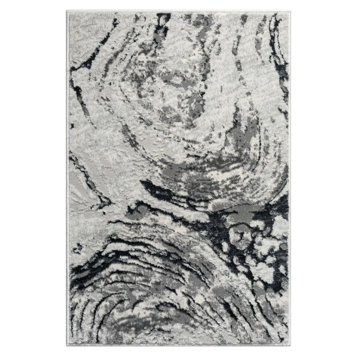 Luxe Weavers Marble Swirl Area Rug. Stain-Resistant Carpet