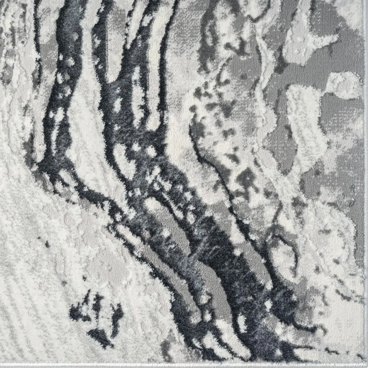 Luxe Weavers Marble Swirl Area Rug. Stain-Resistant Carpet