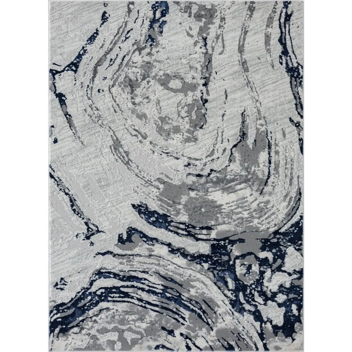 Luxe Weavers Marble Swirl Area Rug. Stain-Resistant Carpet