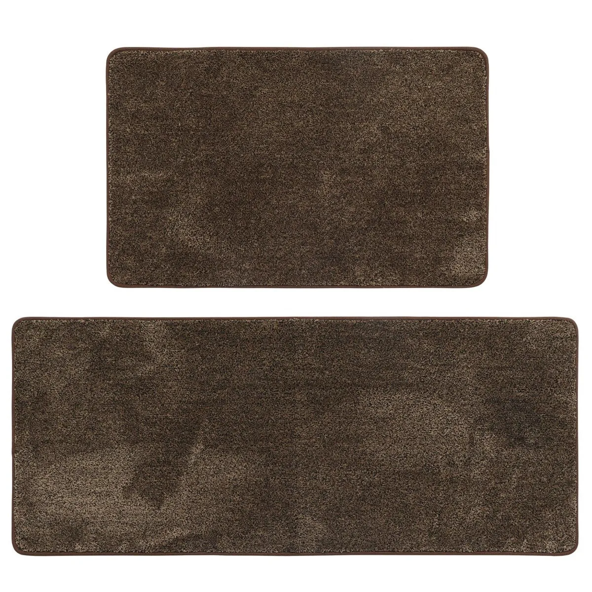 Luxurious Speckled Kitchen Rug Set - 20x32 & 20x48 Inches Kitchen Mats - 48L x 20W x 2/8H