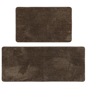 Luxurious Speckled Kitchen Rug Set - 20x32 & 20x48 Inches Kitchen Mats - 48L x 20W x 2/8H