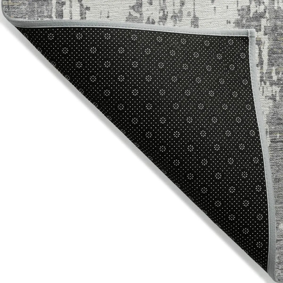 Machine Washable Indoor/ Outdoor Abstract Chantille Rug