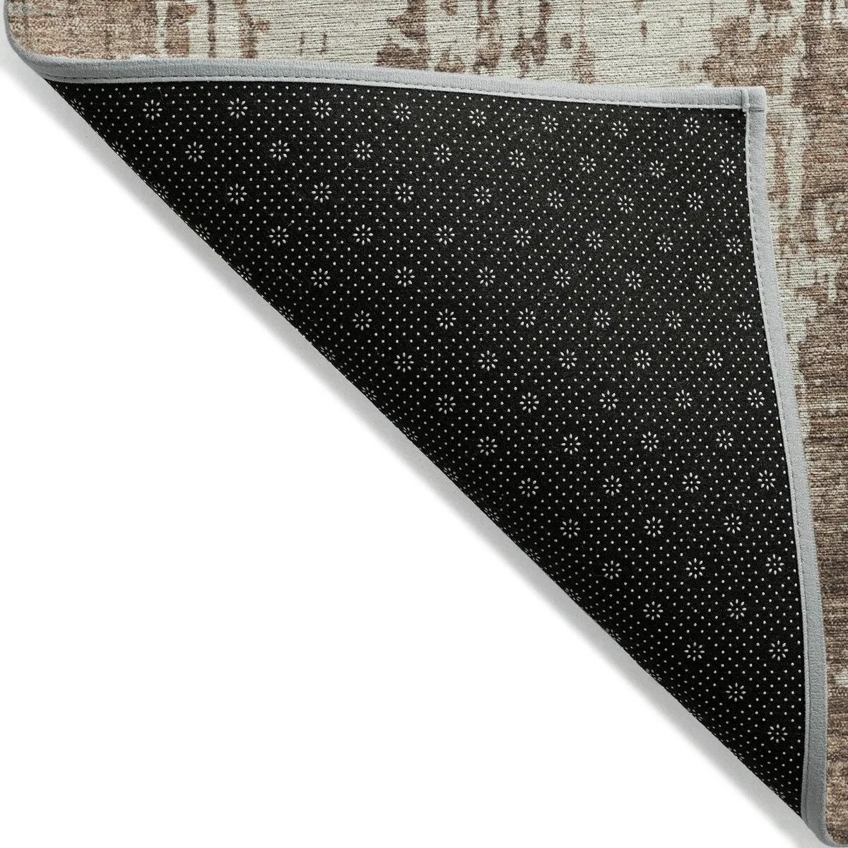 Machine Washable Indoor/ Outdoor Abstract Chantille Rug