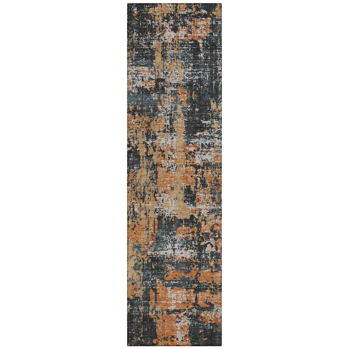 Machine Washable Indoor/ Outdoor Abstract Chantille Rug
