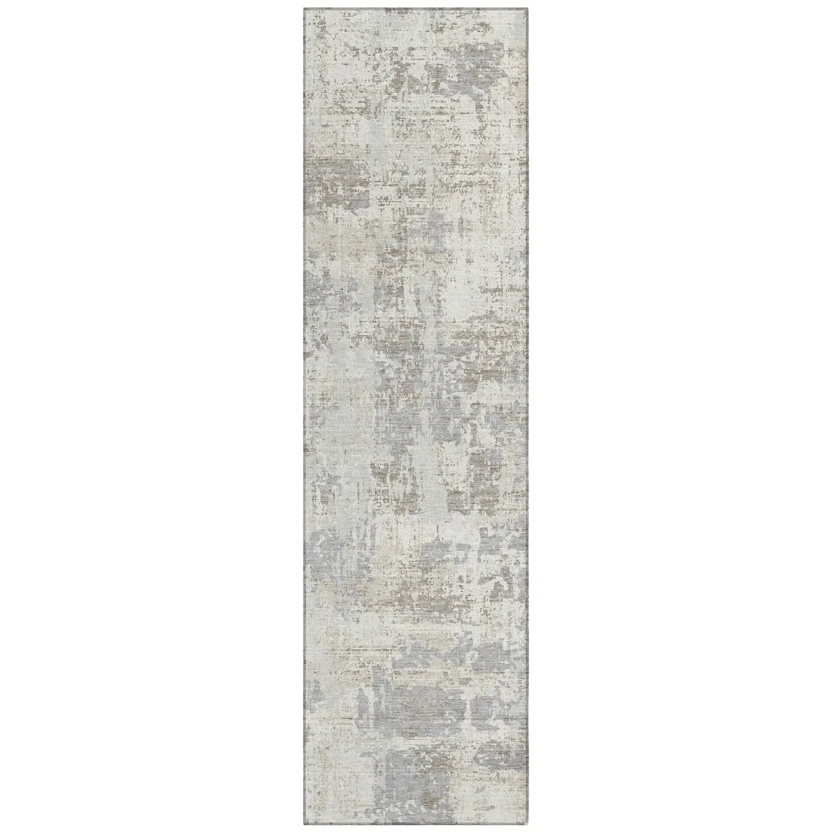 Machine Washable Indoor/ Outdoor Abstract Chantille Rug