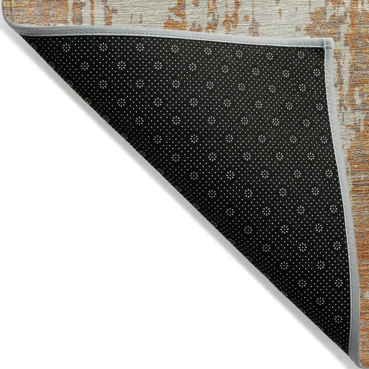 Machine Washable Indoor/ Outdoor Abstract Chantille Rug