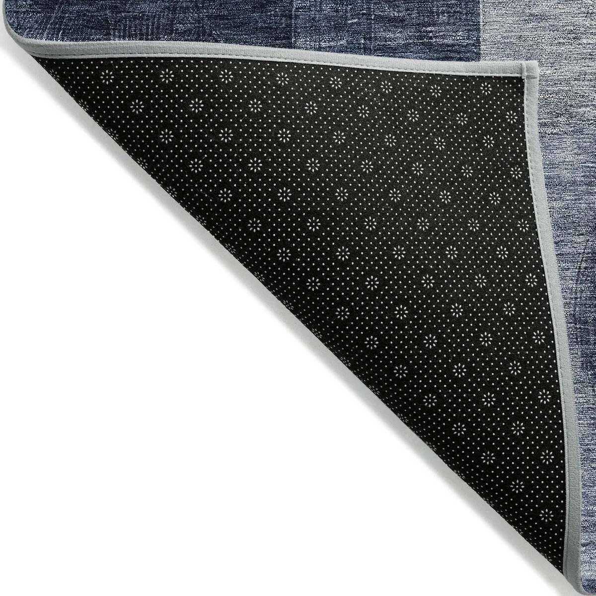 Machine Washable Indoor/ Outdoor Abstract Geo Chantille Rug