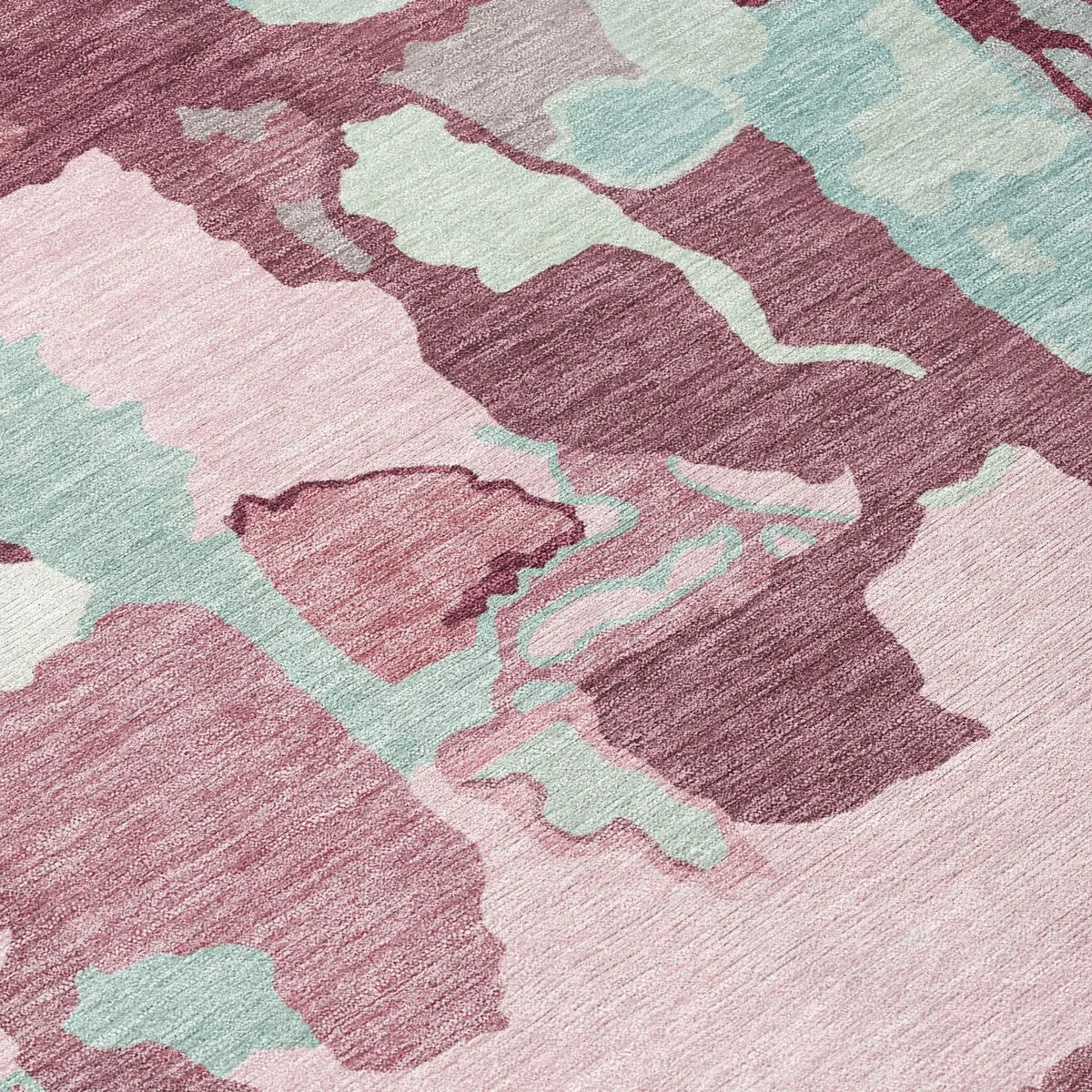 Machine Washable Indoor/ Outdoor Abstract Glam Chantille Rug