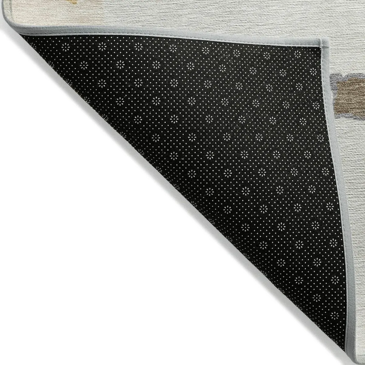 Machine Washable Indoor/ Outdoor Abstract Glam Chantille Rug