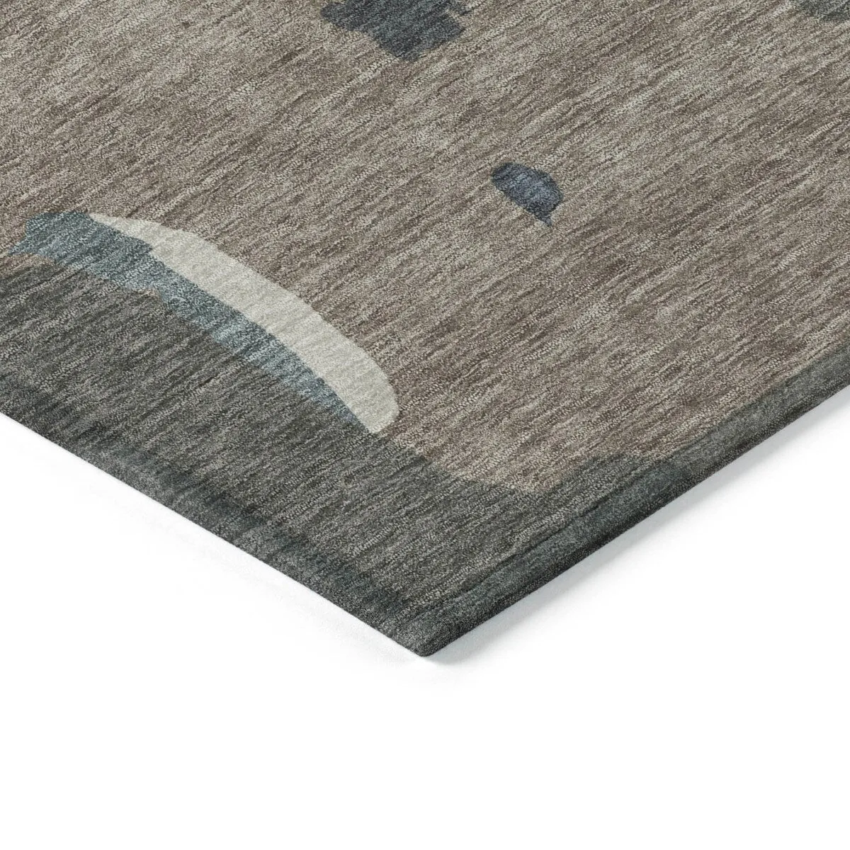 Machine Washable Indoor/ Outdoor Abstract Glam Chantille Rug