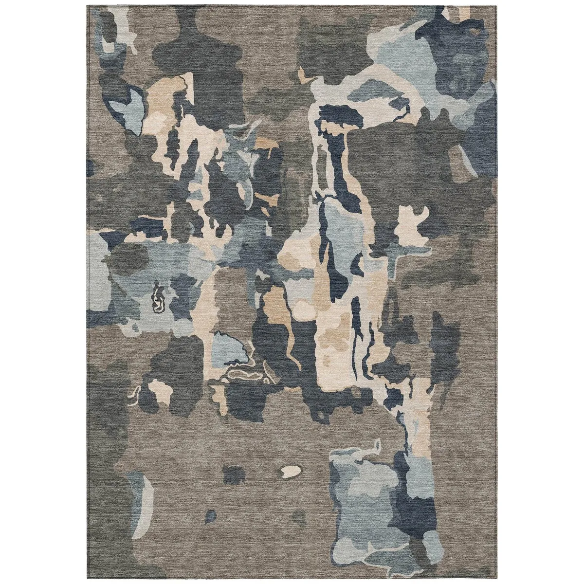 Machine Washable Indoor/ Outdoor Abstract Glam Chantille Rug
