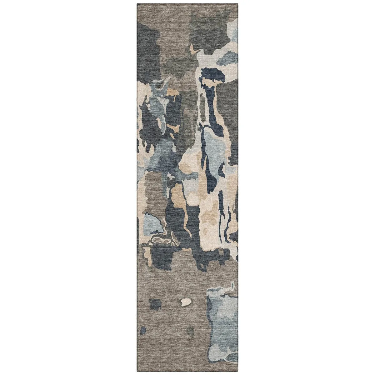 Machine Washable Indoor/ Outdoor Abstract Glam Chantille Rug