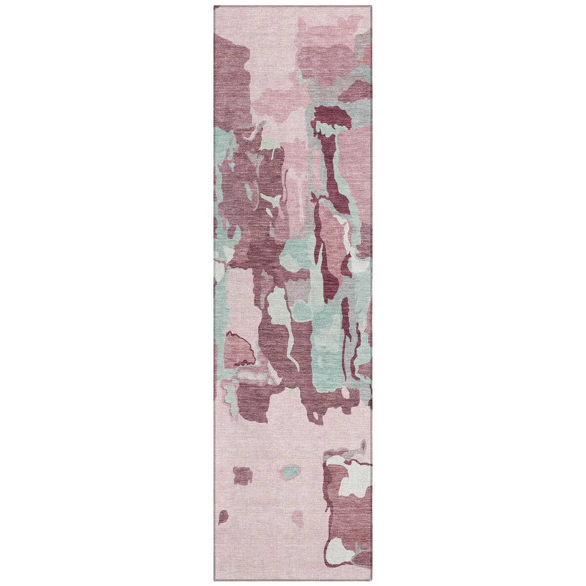 Machine Washable Indoor/ Outdoor Abstract Glam Chantille Rug