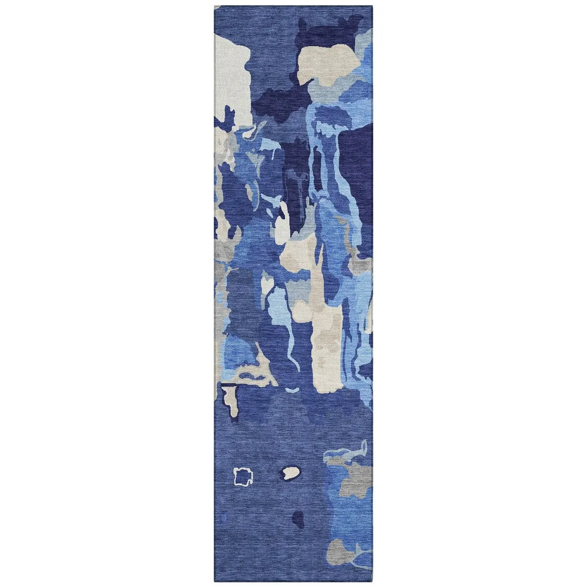 Machine Washable Indoor/ Outdoor Abstract Glam Chantille Rug