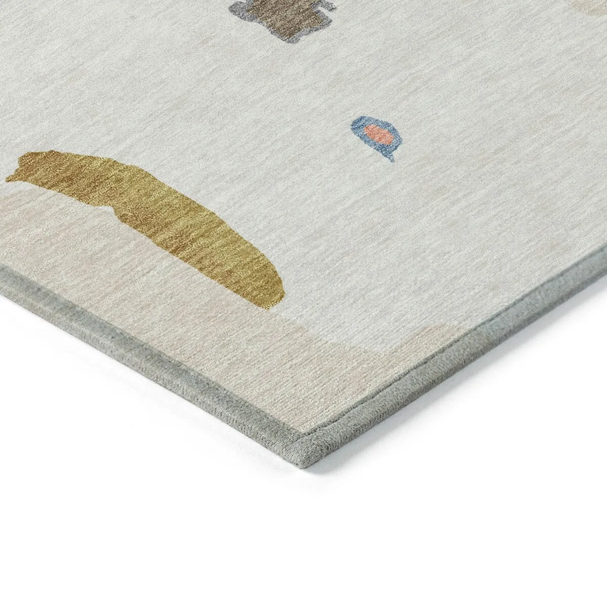 Machine Washable Indoor/ Outdoor Abstract Glam Chantille Rug