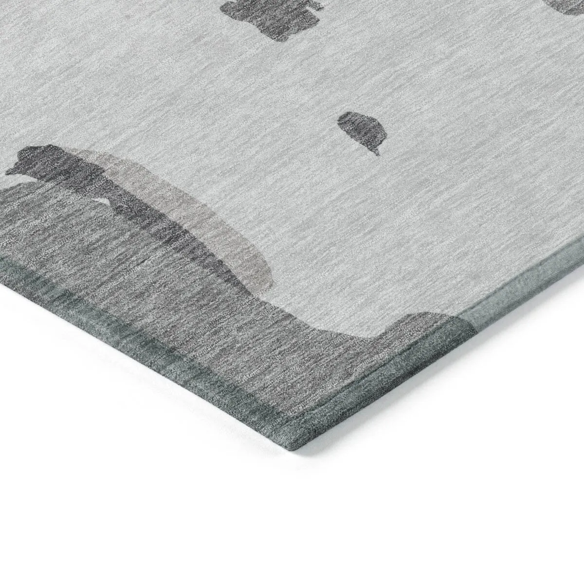 Machine Washable Indoor/ Outdoor Abstract Glam Chantille Rug
