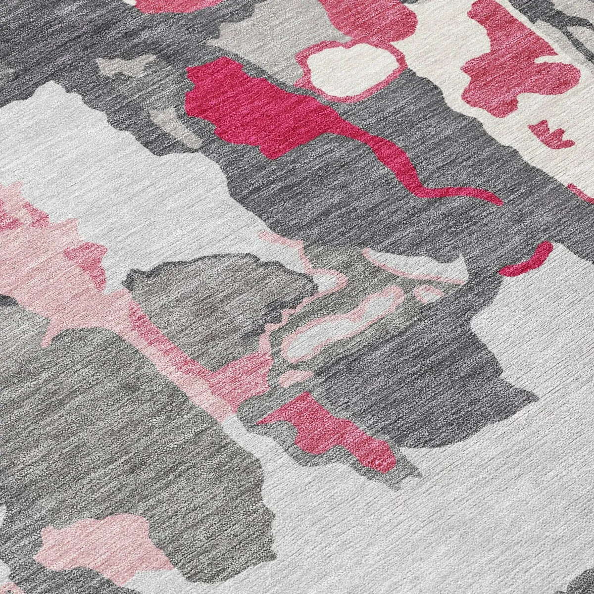 Machine Washable Indoor/ Outdoor Abstract Glam Chantille Rug