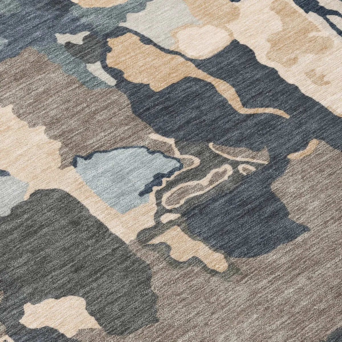 Machine Washable Indoor/ Outdoor Abstract Glam Chantille Rug