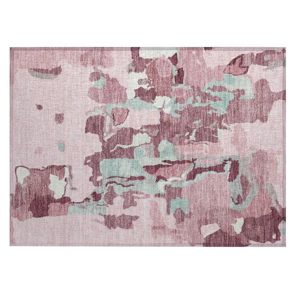 Machine Washable Indoor/ Outdoor Abstract Glam Chantille Rug