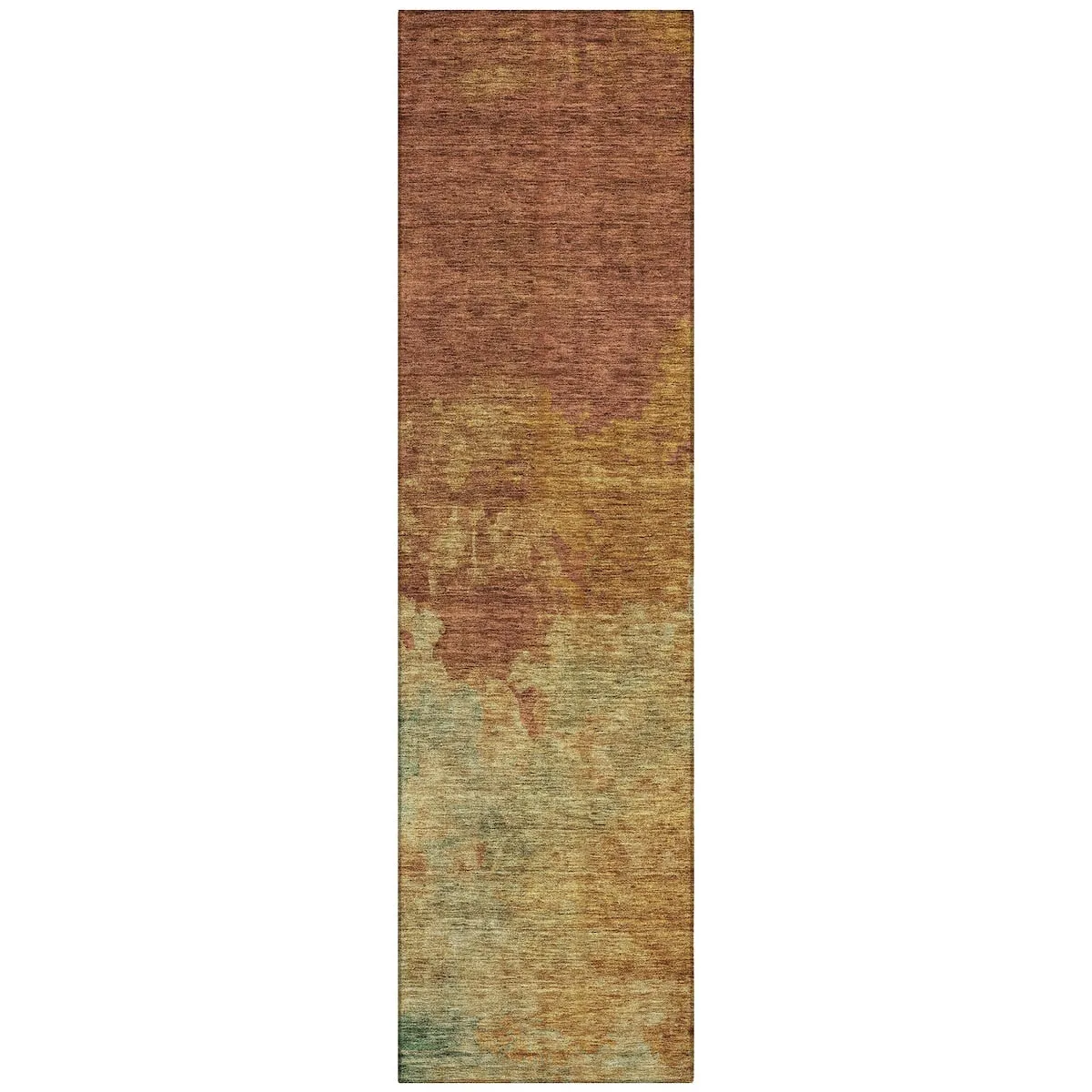 Machine Washable Indoor/ Outdoor Abstract Modern Chantille Rug