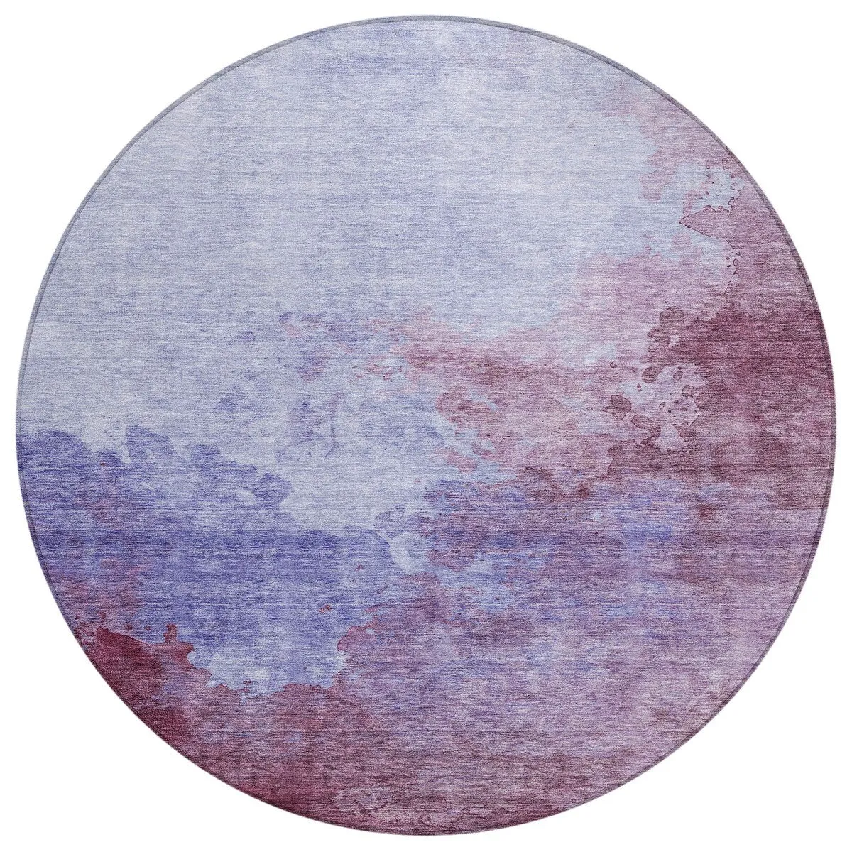 Machine Washable Indoor/ Outdoor Abstract Modern Chantille Rug