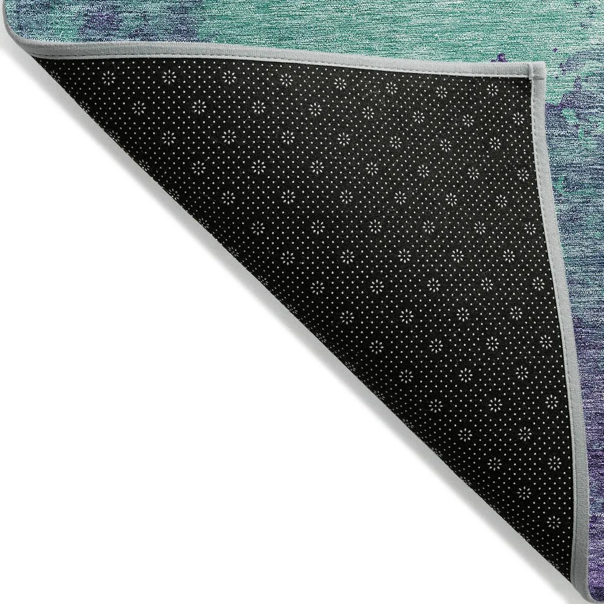 Machine Washable Indoor/ Outdoor Abstract Modern Chantille Rug