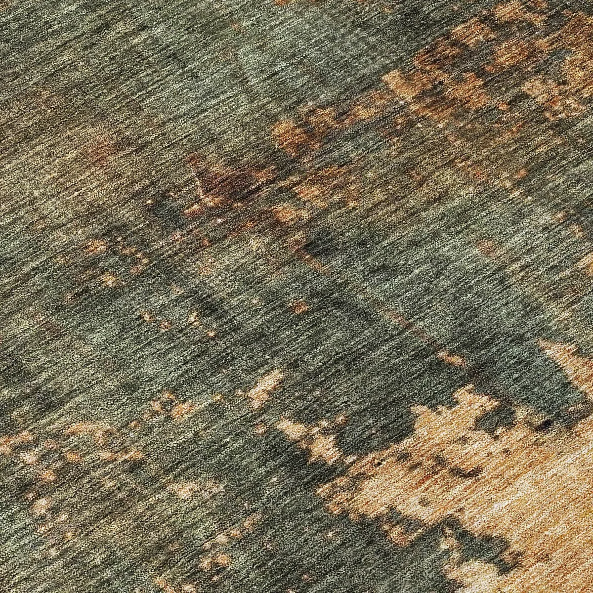 Machine Washable Indoor/ Outdoor Abstract Modern Chantille Rug