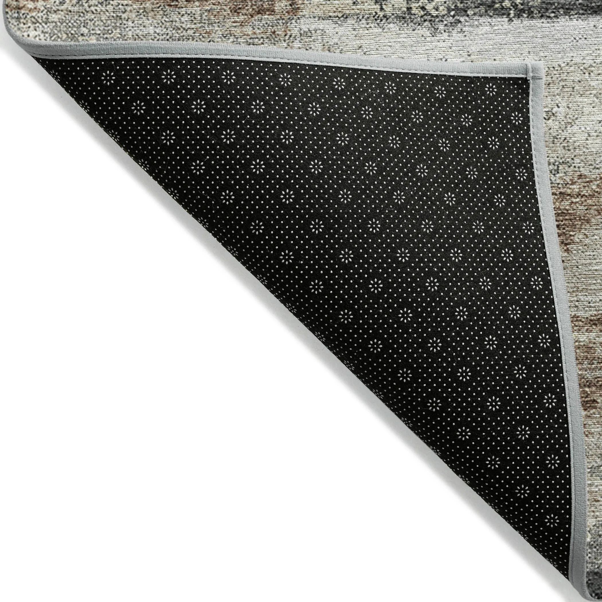 Machine Washable Indoor/ Outdoor Abstract Modern Chantille Rug