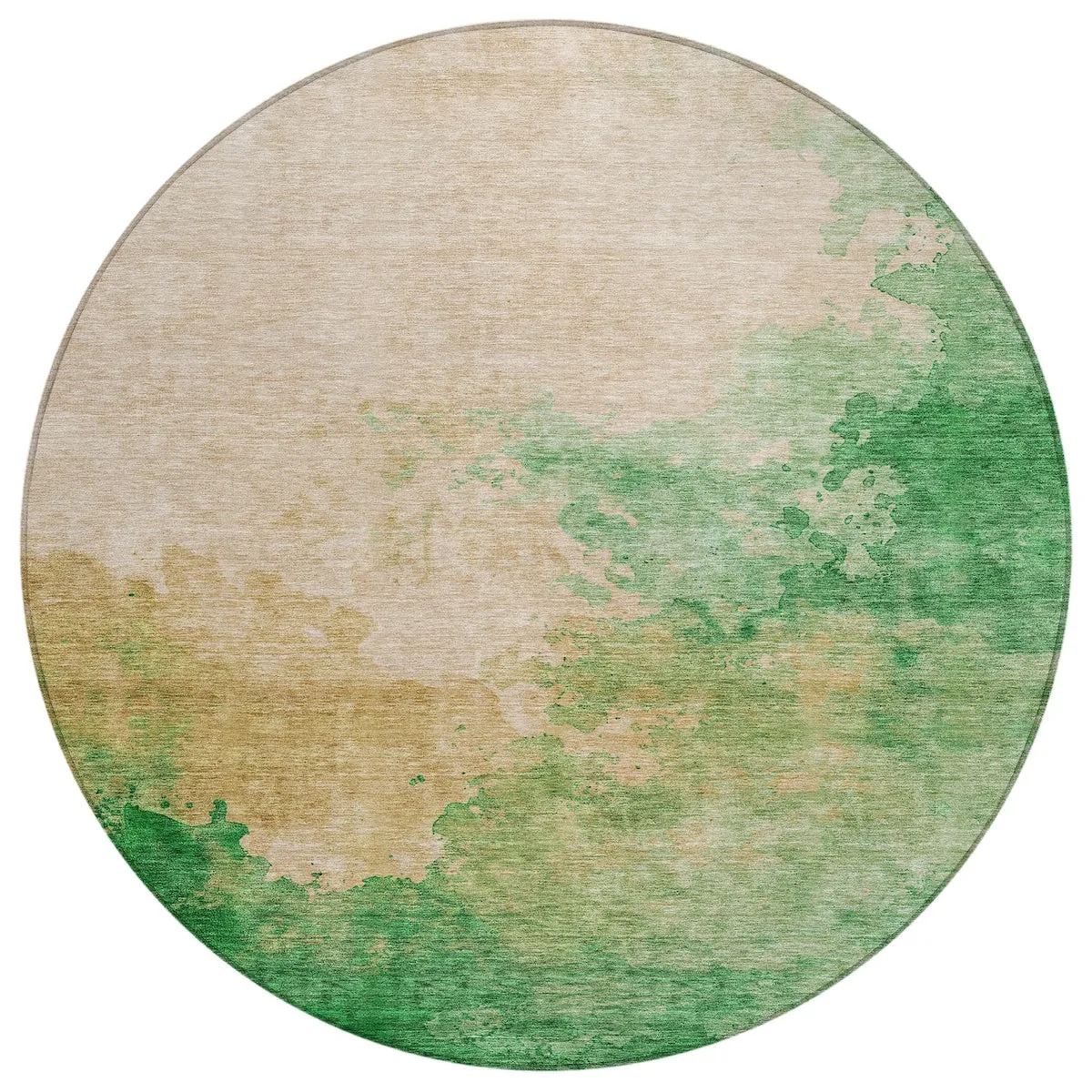 Machine Washable Indoor/ Outdoor Abstract Modern Chantille Rug