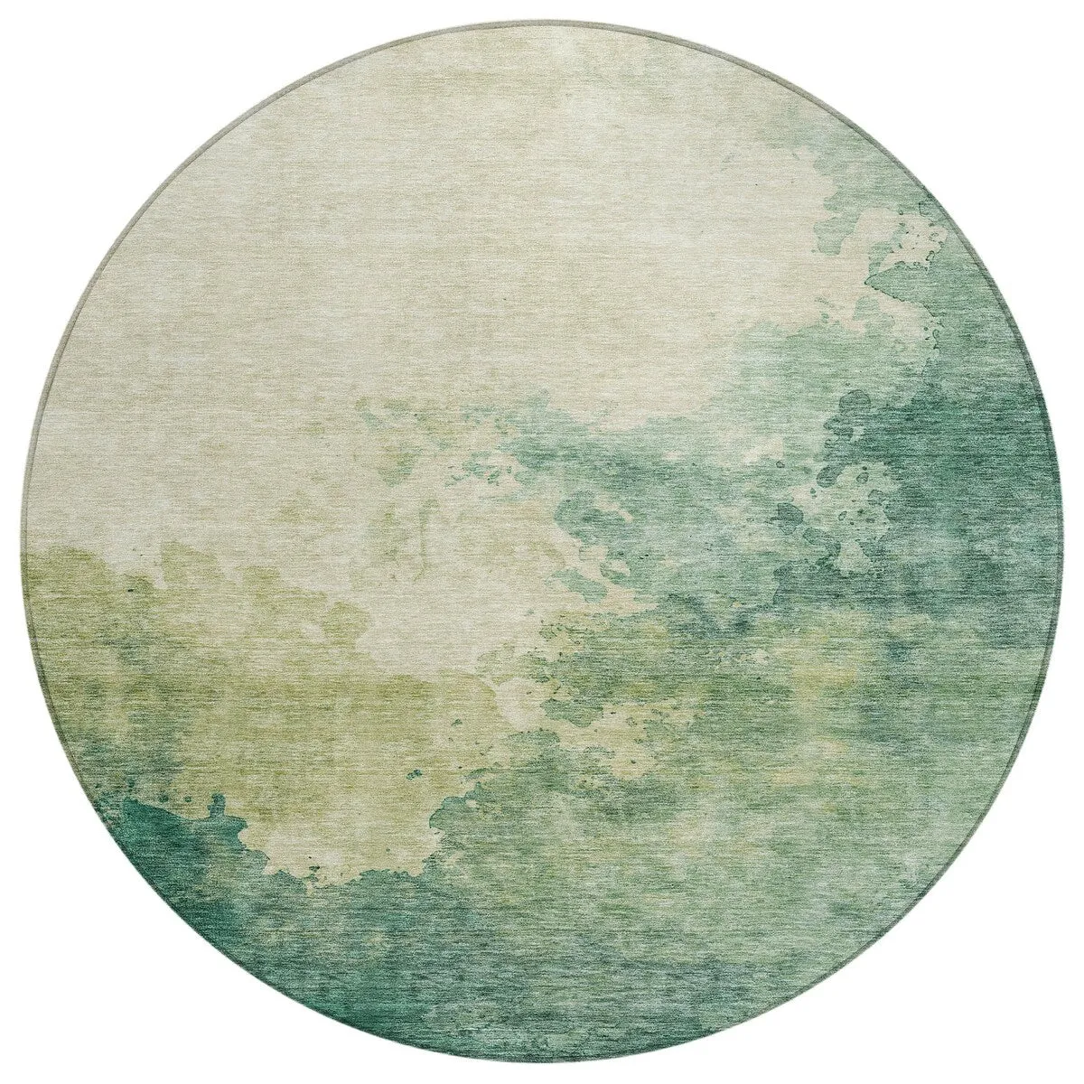 Machine Washable Indoor/ Outdoor Abstract Modern Chantille Rug