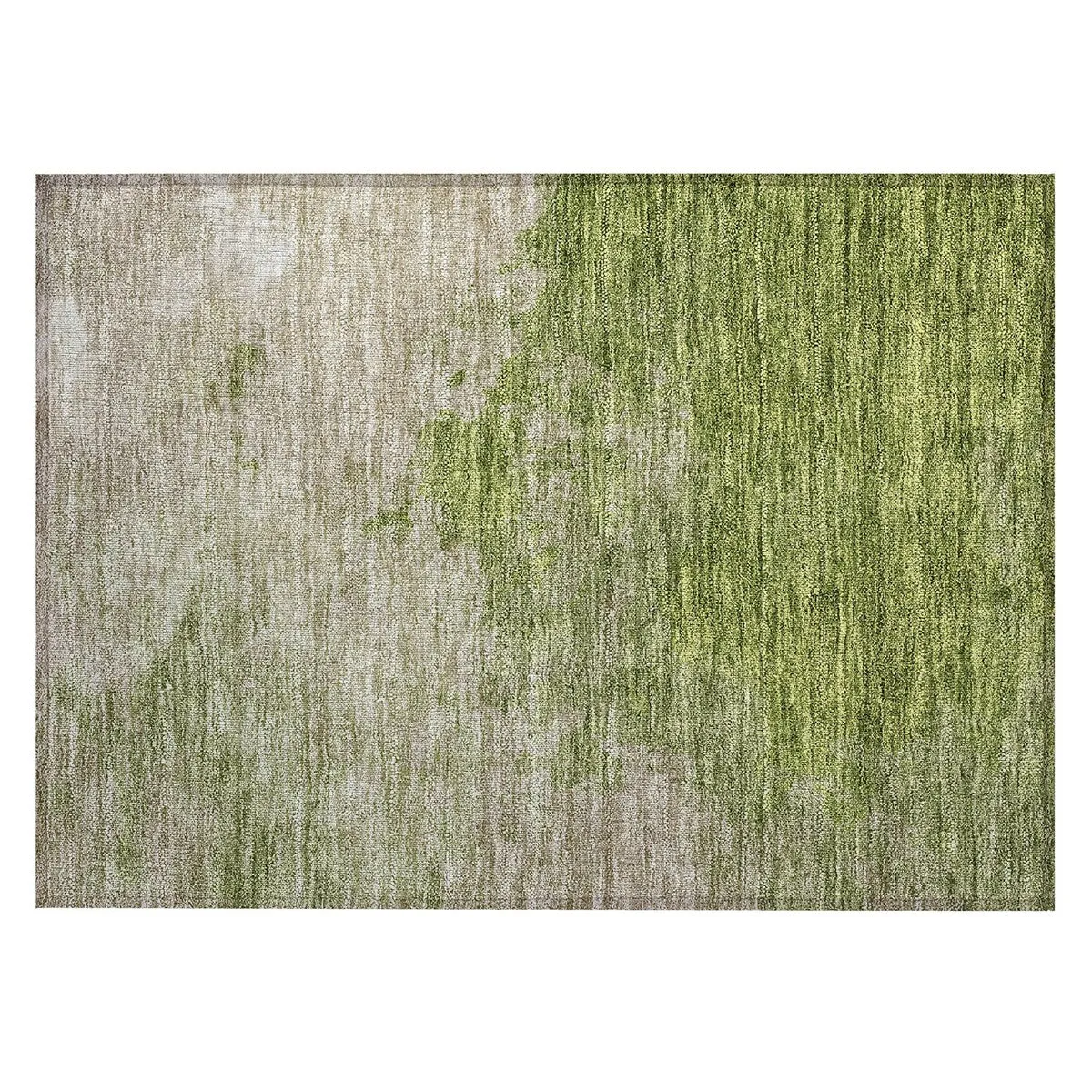 Machine Washable Indoor/ Outdoor Abstract Modern Chantille Rug