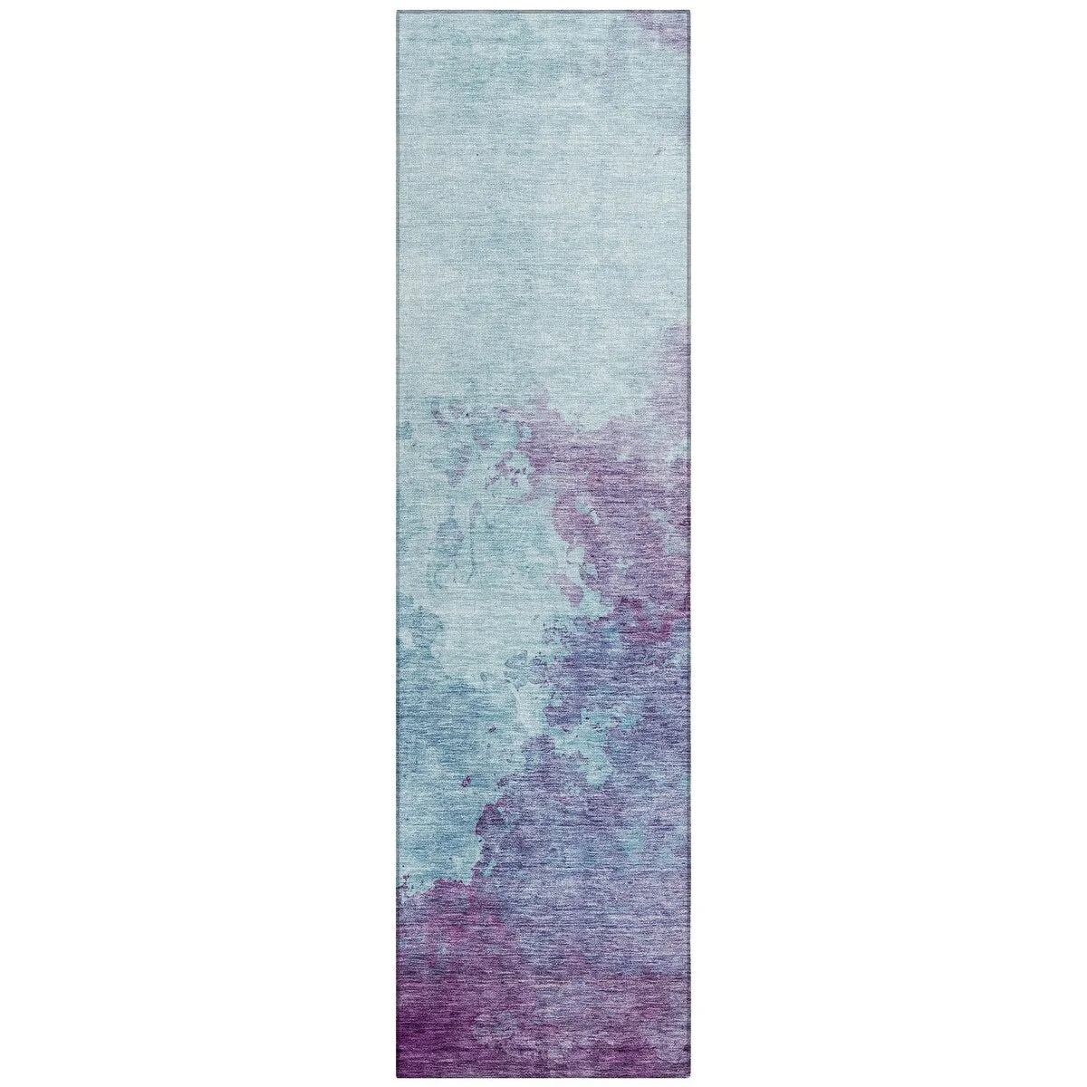 Machine Washable Indoor/ Outdoor Abstract Modern Chantille Rug