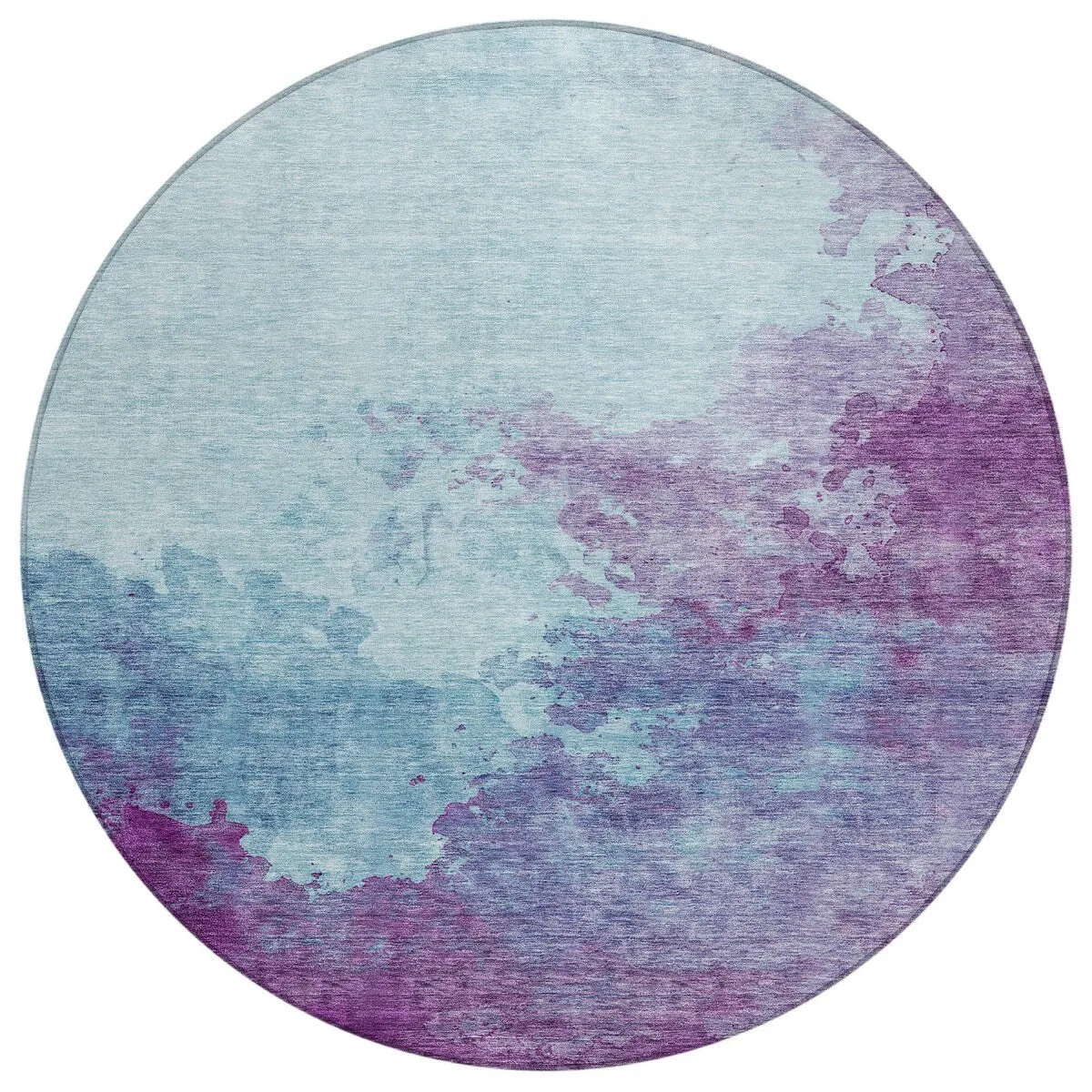 Machine Washable Indoor/ Outdoor Abstract Modern Chantille Rug