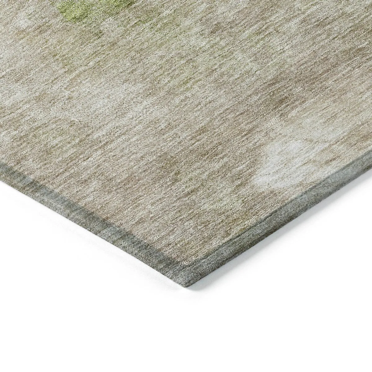 Machine Washable Indoor/ Outdoor Abstract Modern Chantille Rug