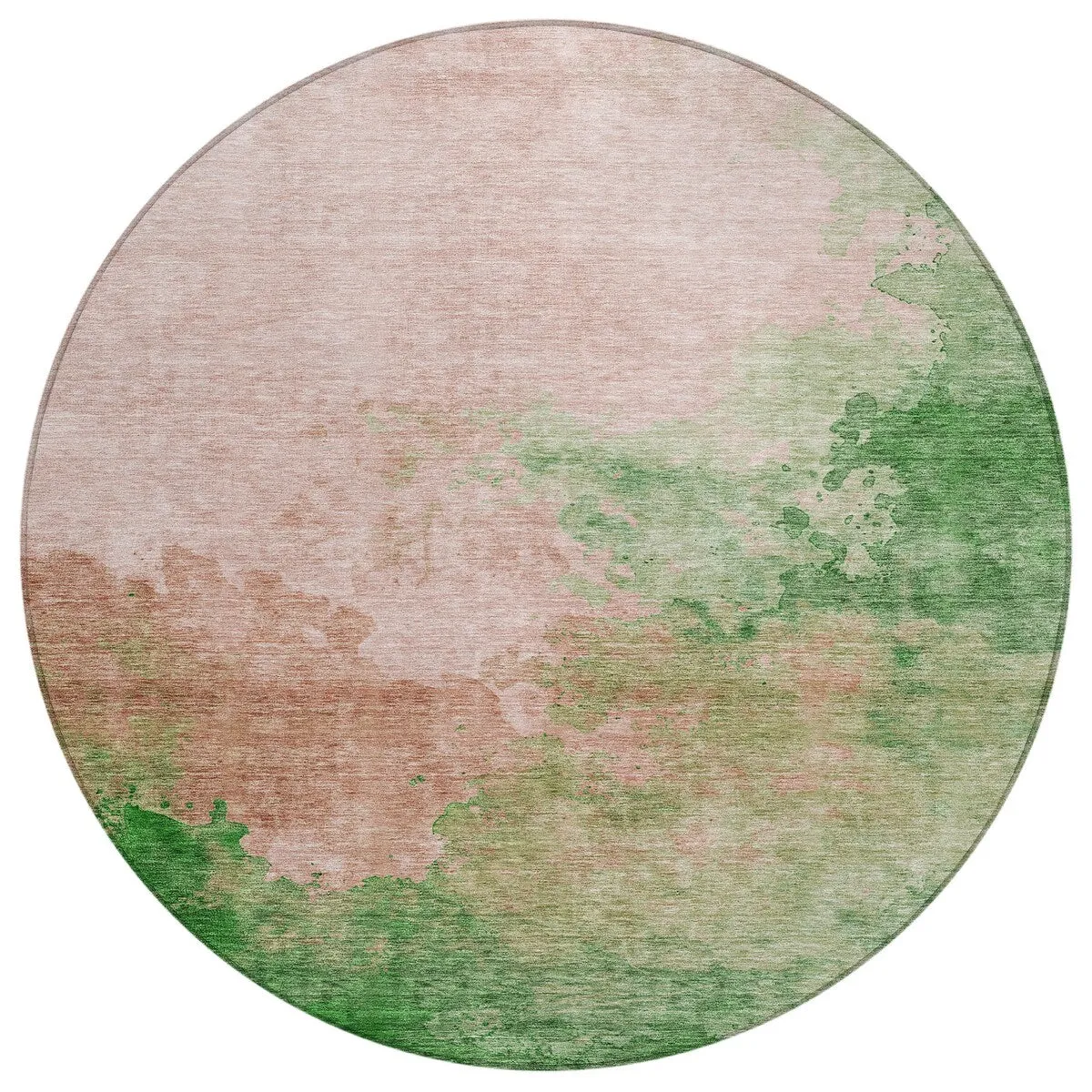 Machine Washable Indoor/ Outdoor Abstract Modern Chantille Rug