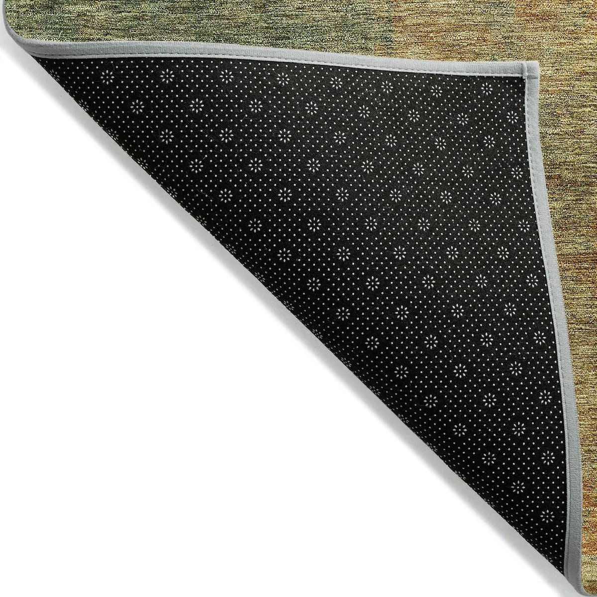 Machine Washable Indoor/ Outdoor Abstract Modern Chantille Rug