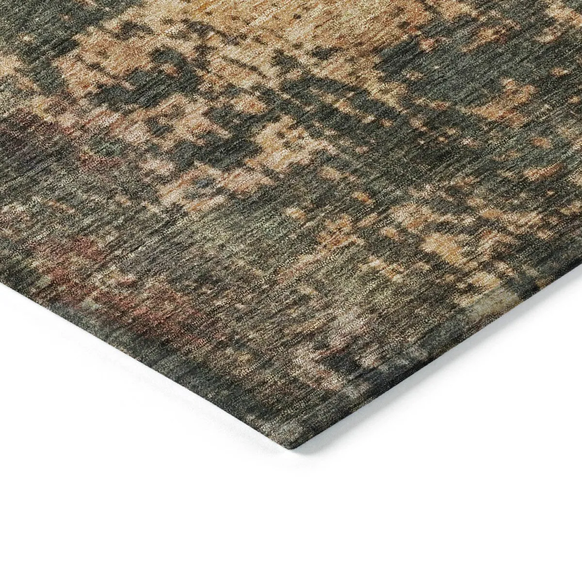 Machine Washable Indoor/ Outdoor Abstract Modern Chantille Rug