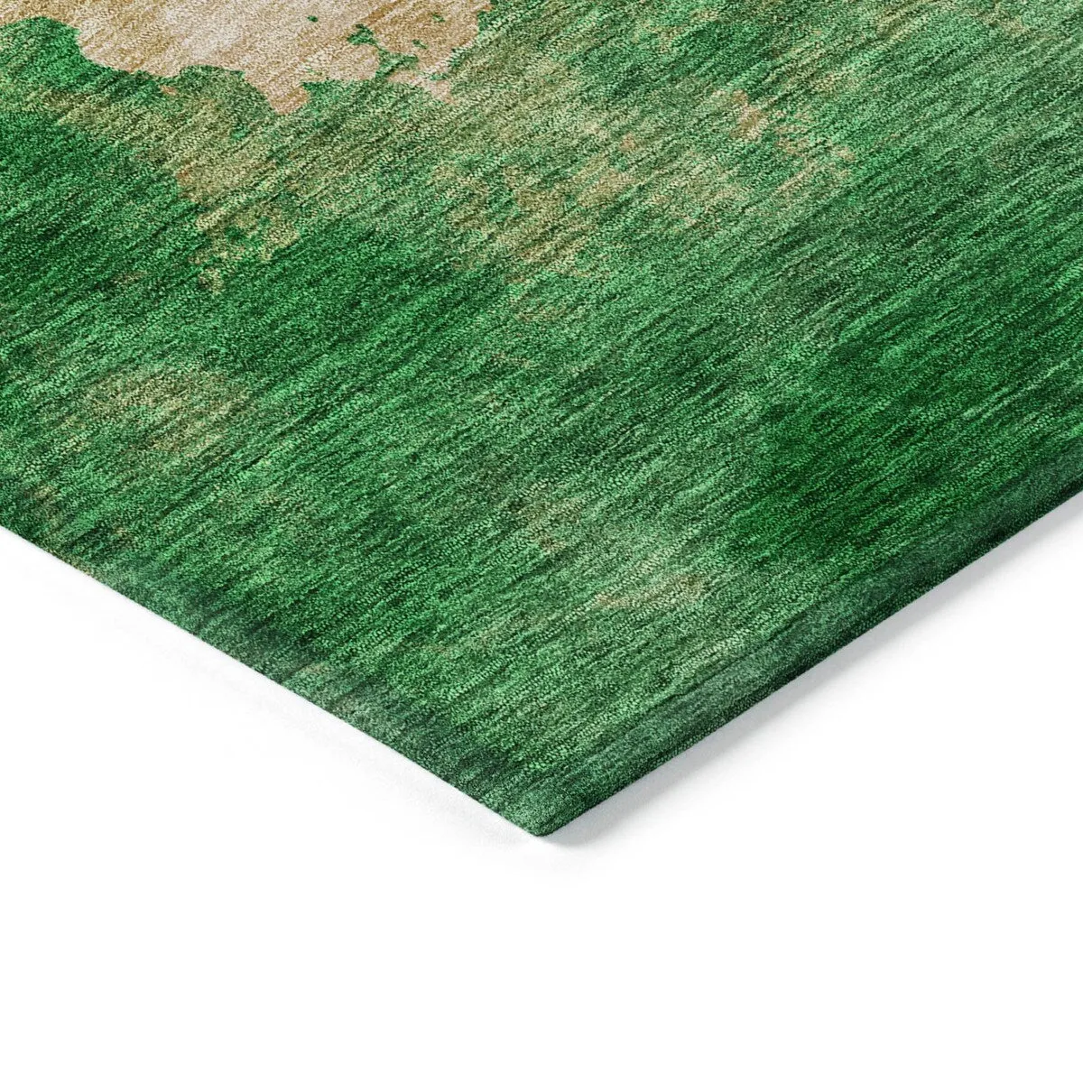 Machine Washable Indoor/ Outdoor Abstract Modern Chantille Rug