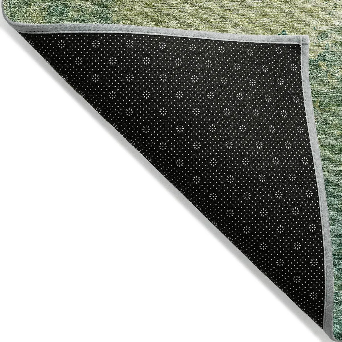Machine Washable Indoor/ Outdoor Abstract Modern Chantille Rug