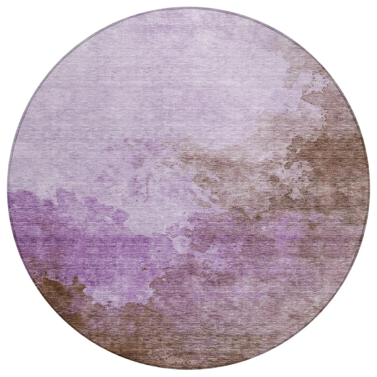Machine Washable Indoor/ Outdoor Abstract Modern Chantille Rug