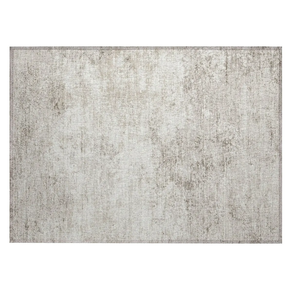 Machine Washable Indoor/ Outdoor Abstract Pixels Chantille Rug