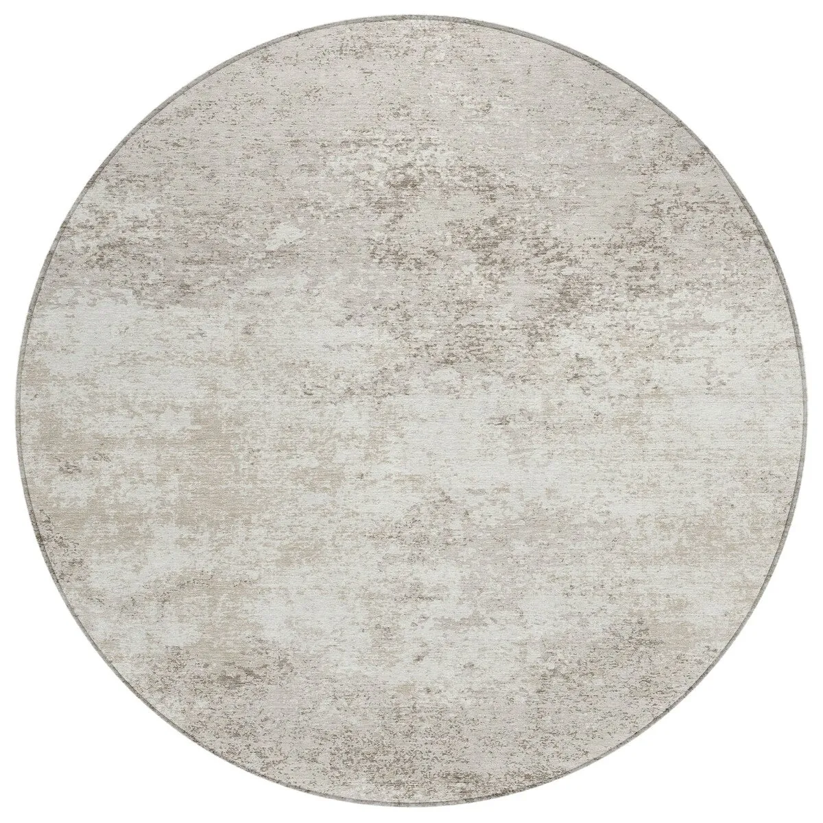 Machine Washable Indoor/ Outdoor Abstract Pixels Chantille Rug