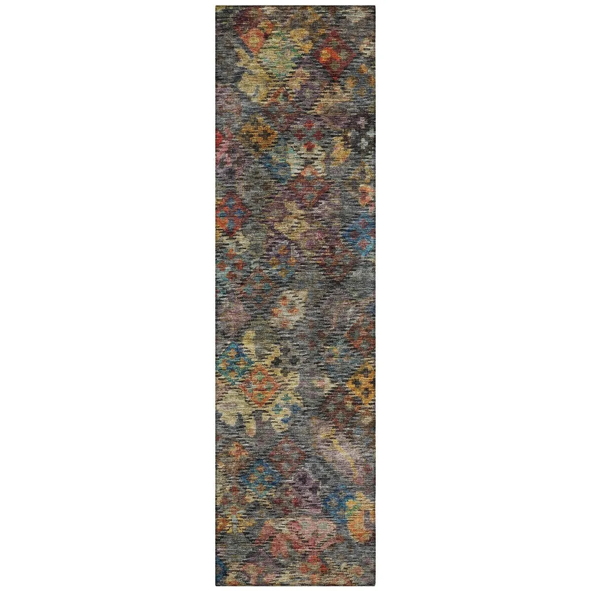 Machine Washable Indoor/ Outdoor Boho Moroccan Chantille Rug
