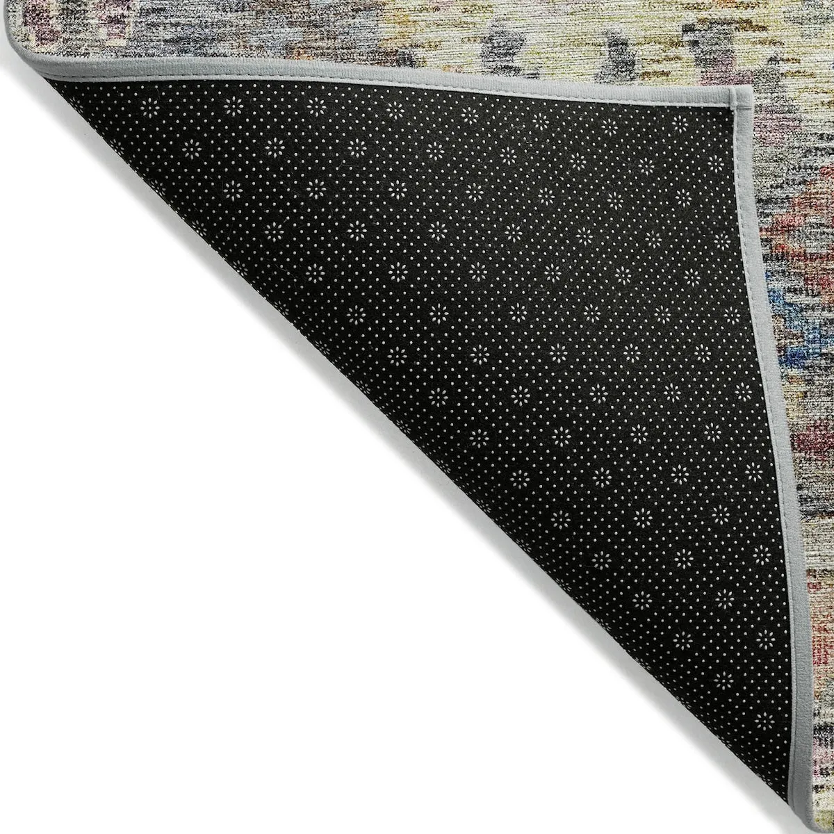 Machine Washable Indoor/ Outdoor Boho Moroccan Chantille Rug